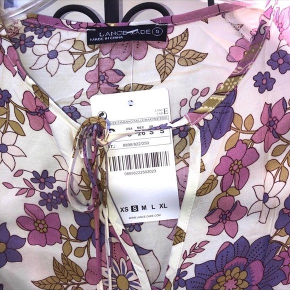 NWT size large floral print romper - Picture 7 of 9